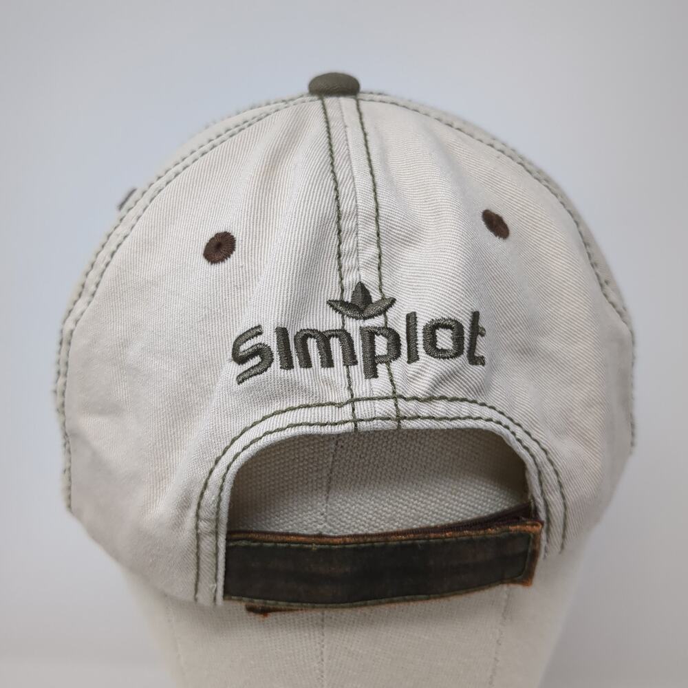 Simplot Strapback Baseball Cap Brown One Size Adj… - image 6